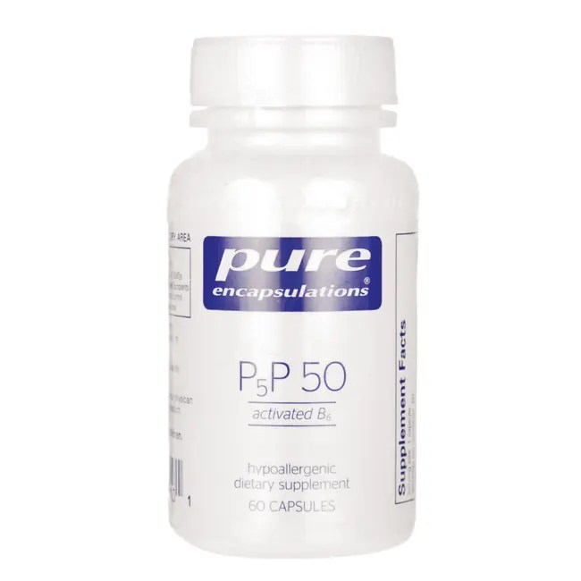 Pure Encapsulations P5P 50 Activated B6 60 Veg Caps Swanson Health