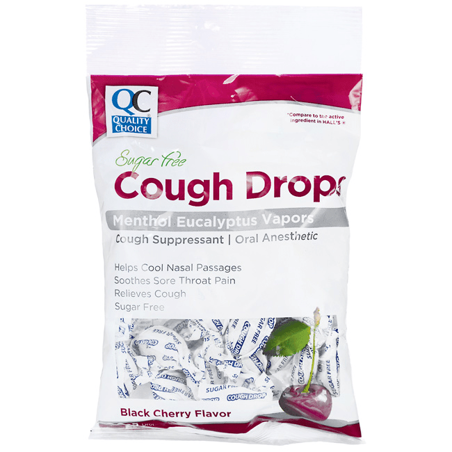 Quality Choice Cough Drops Black Cherry Sugar Free 25 Ct Swanson