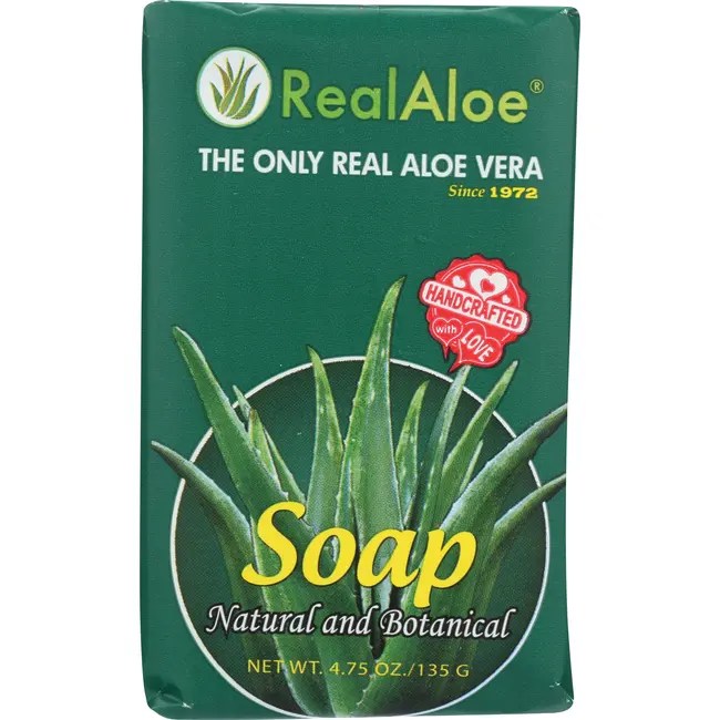 Real Aloe Aloe Vera Soap 4.75 oz Bar(s) Swanson Health Products