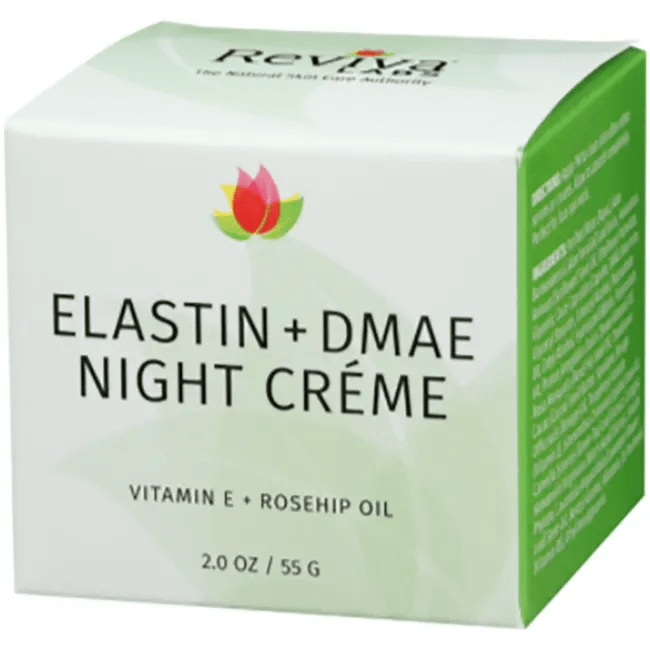 Reviva Labs Elastin & DMAE Night Cream 1.5 oz Cream Swanson Health
