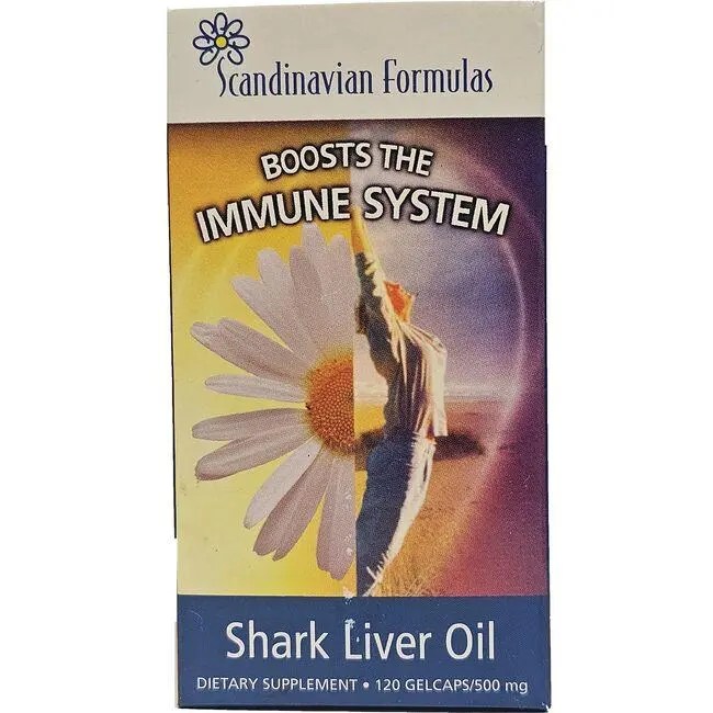 Scandinavian Formulas Shark Liver Oil 500 mg 120 Gelcaps Swanson®