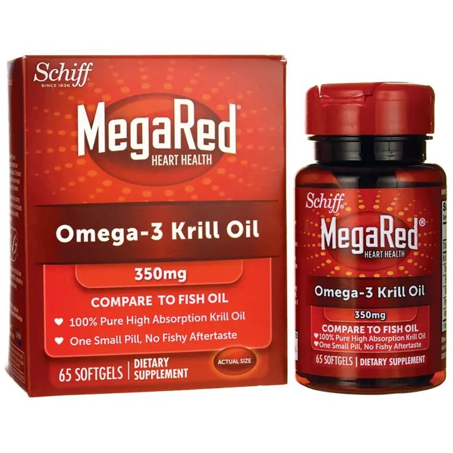 Schiff MegaRed Omega3 Krill Oil 350 mg 65 Sgels Swanson Health Products