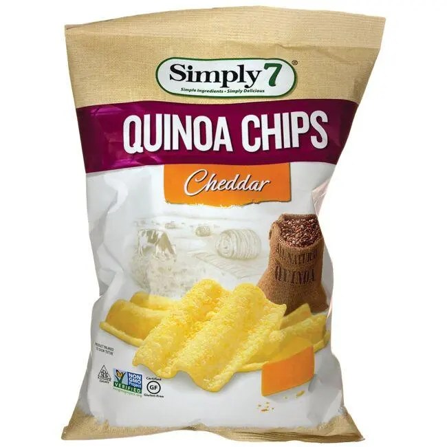 Simply 7 Quinoa Chips Cheddar 3.5 oz Pkg Swanson®