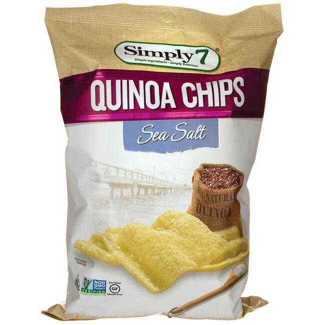 Simply 7 Quinoa Chips Sea Salt 3.5 oz Pkg Swanson Health Products
