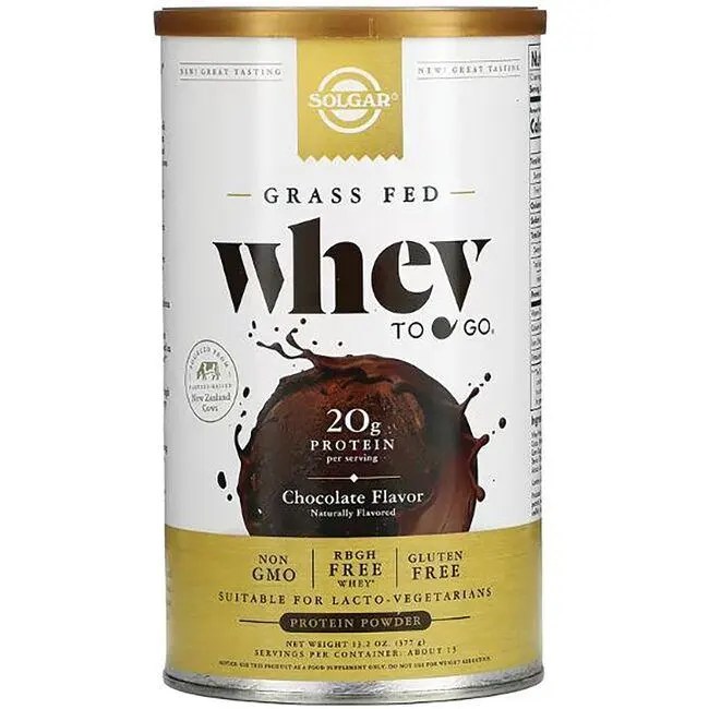 Solgar Whey To Go Whey Protein Powder Chocolate 16 oz Pwdr Swanson
