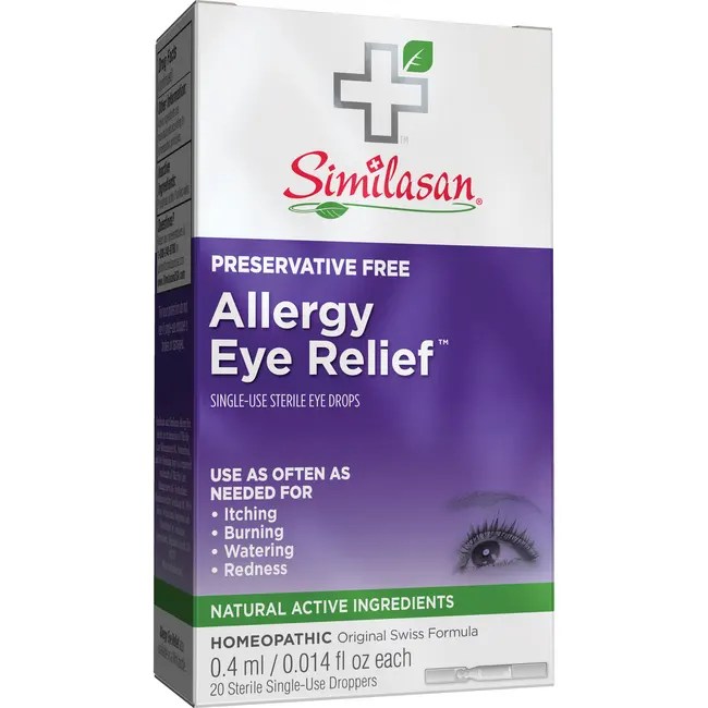 Similasan Allergy Eye Relief Eye Drops SingleUse 20 Doses Swanson