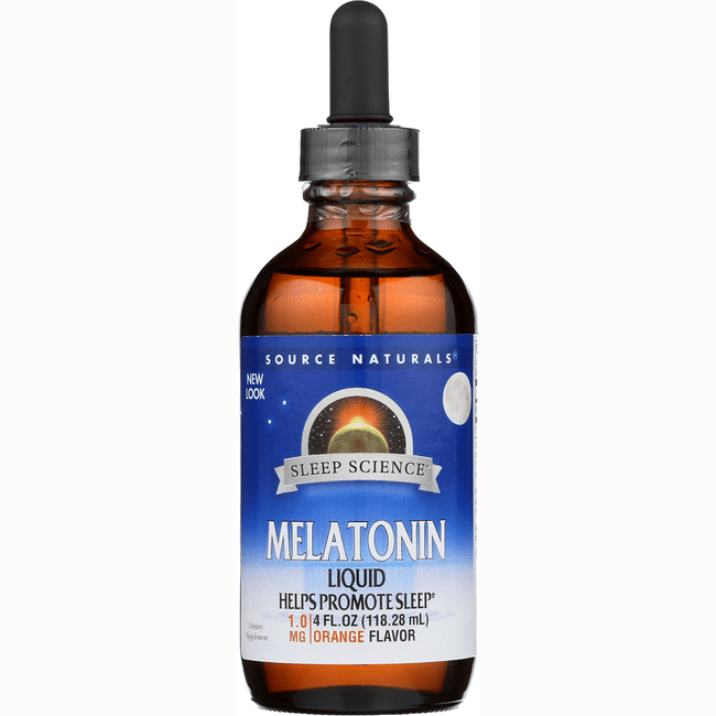 Source Naturals Melatonin Liquid 4 fl oz (118.28 mL) Liquid Swanson®