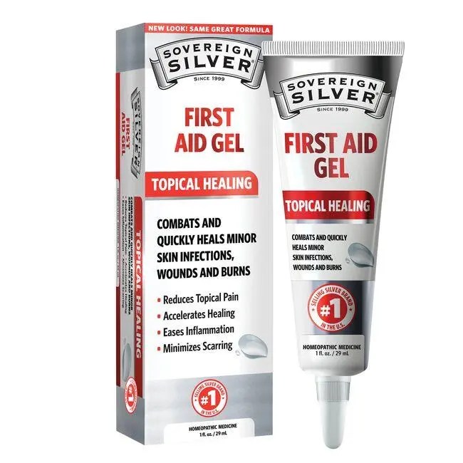 Sovereign Silver First Aid Gel Pump Gel 1 fl oz Gel Swanson®