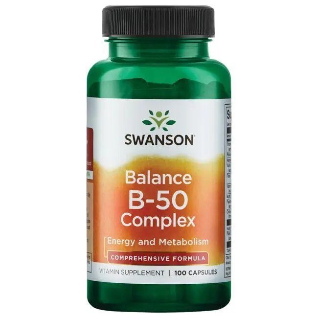 Swanson Premium Balance B50 Complex 100 Caps Swanson Health Products