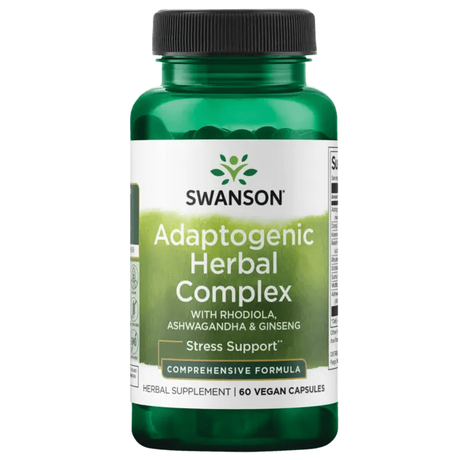 Rhodiola Ashwagandha Ginseng Complex Swanson Health Products