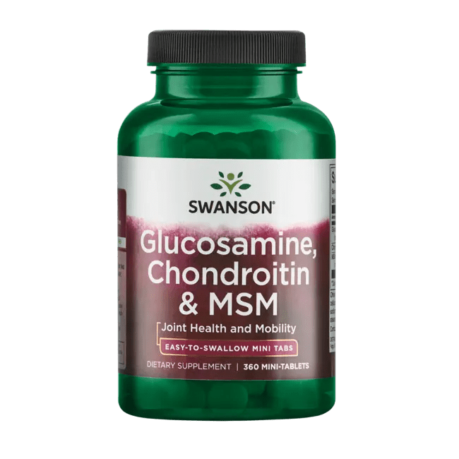 Swanson Premium MiniTabs Glucosamine, Chondroitin & MSM 750/600/300 mg