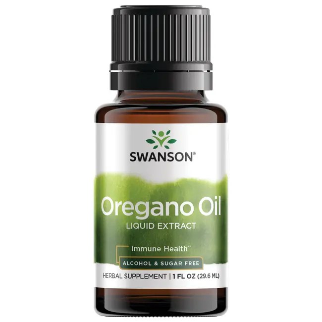 Swanson Premium Oil of Oregano Liquid Extract (Alcohol & Sugar Free) 1 fl oz (29.6 ml) Liquid