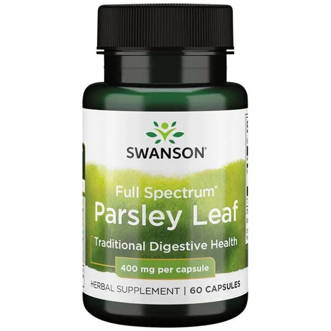 Swanson Premium Full Spectrum Parsley Leaf 400 mg 60 Caps Swanson®