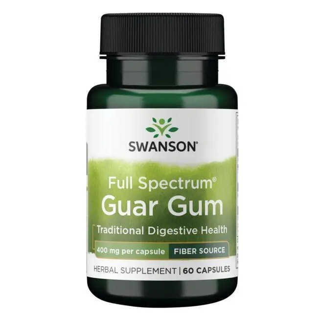 Swanson Premium Full Spectrum Guar Gum 400 mg 60 Caps Swanson®
