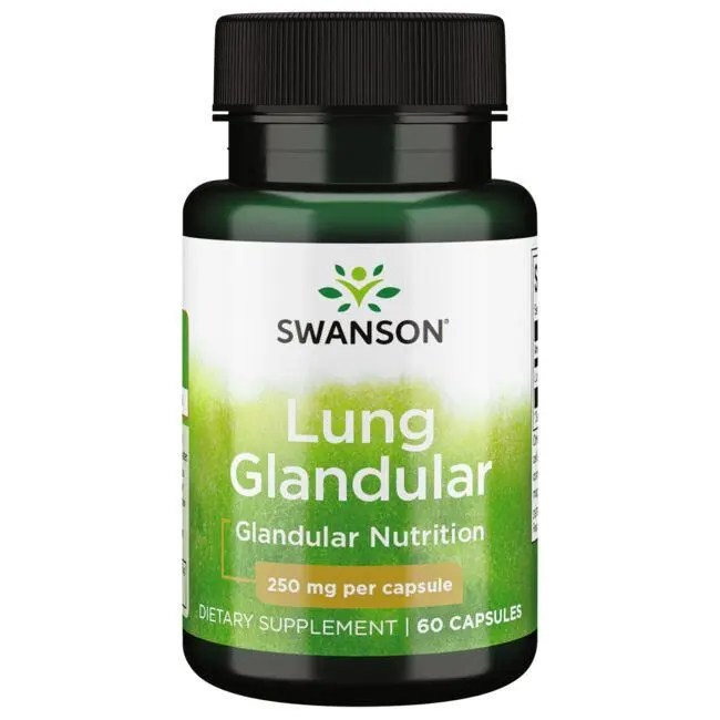 Swanson Premium Lung Glandular 250 mg 60 Caps Swanson®