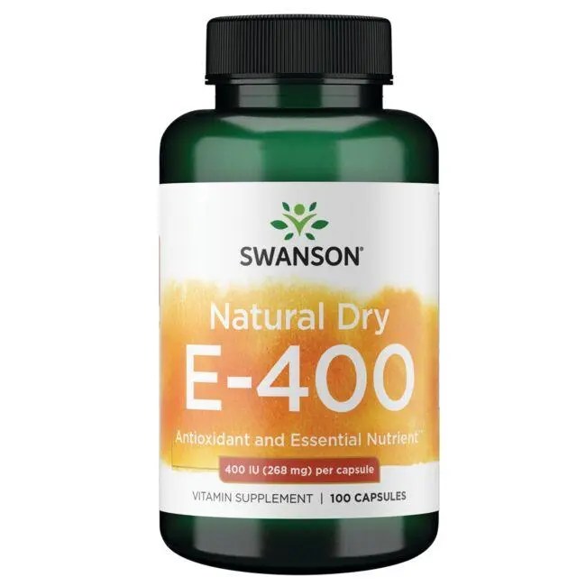 Swanson Premium Vitamin E Natural Dry 400 IU (268 mg) 100 Caps