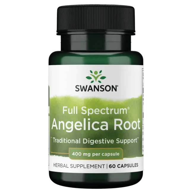 Swanson Premium Full Spectrum Angelica Root 400 mg 60 Caps Swanson