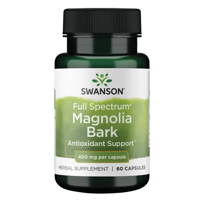 Magnolia Bark Supplement 400 mg Swanson Health Products