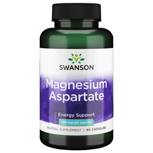 Swanson Magnesium Aspartate 133 mg Elemental Magnesium 685 mg 90 Caps