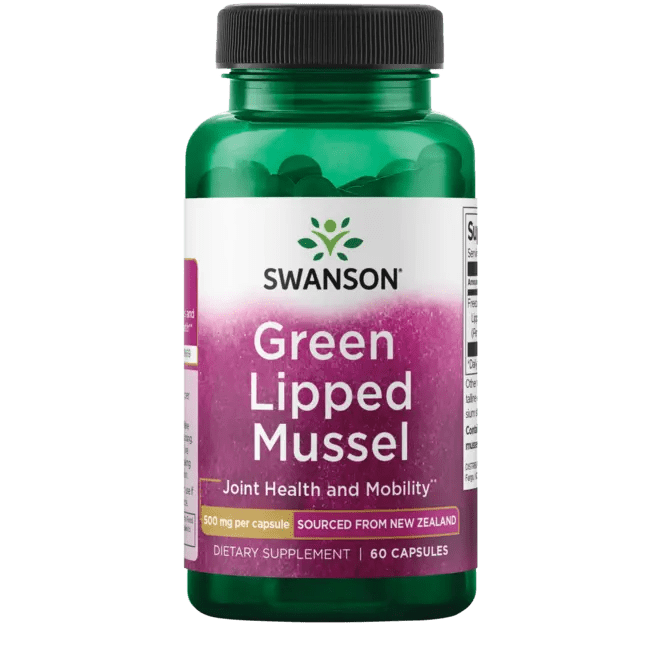 New Zealand Green Lipped Mussel 500mg 60 Capsules Freeze Dried