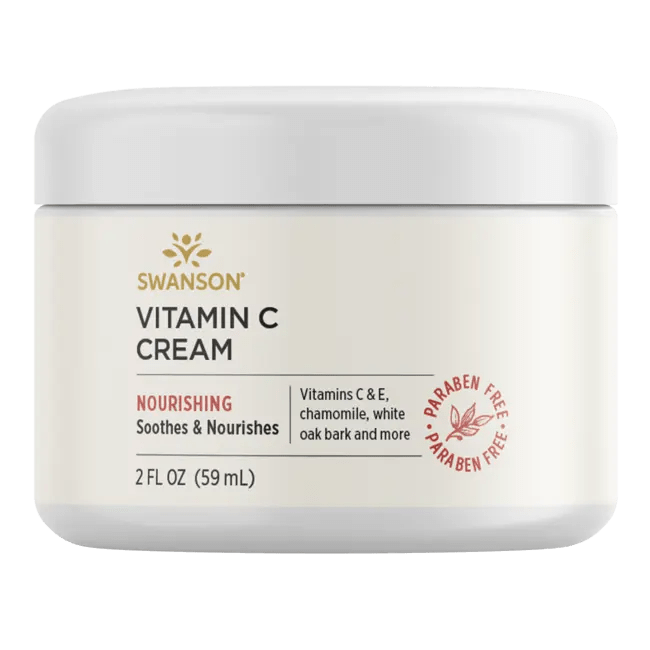 Swanson Premium Vitamin C Cream, 98 Natural 2 fl oz (59 ml) Cream
