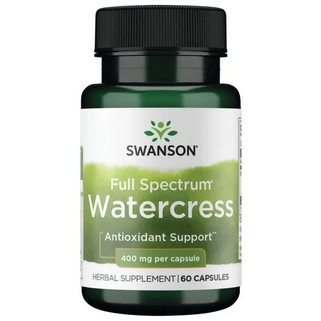 Swanson Premium Full Spectrum Watercress 400 mg 60 Caps Swanson