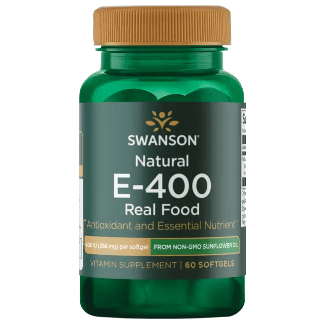 Swanson Premium Natural Vitamin E from NonGMO Sunflower Oil 400 IU