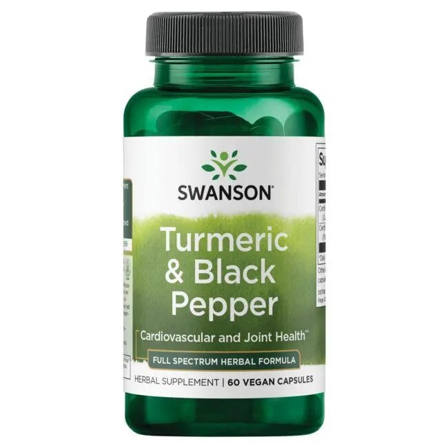 Turmeric & Black Pepper Supplement Swanson Health Products