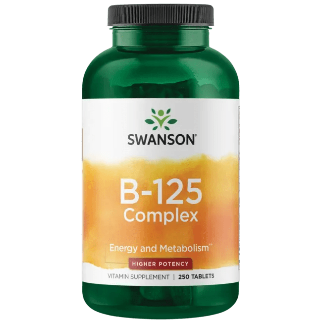 Swanson Vitamin B125 Complex High Potency 250 Tablets eBay
