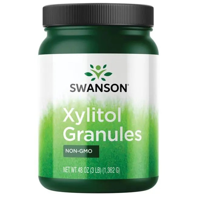 Swanson Premium Xylitol Granules NonGMO 48 oz Granules Swanson