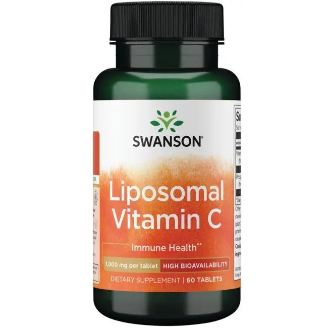 Swanson Premium Liposomal Vitamin C High Bioavailability 1,000 mg 60 Tabs Swanson®