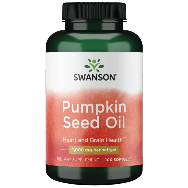 Swanson Premium Pumpkin Seed Oil 1,000 mg 100 Sgels Swanson Health