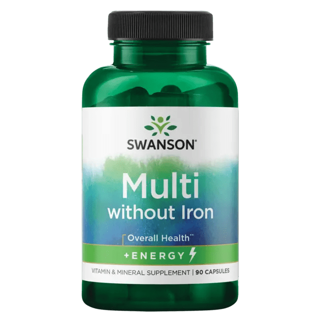 Swanson Premium Active One Multivitamin without Iron 90 Caps Swanson