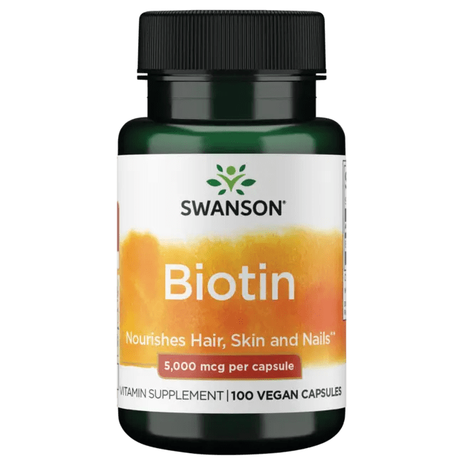 Swanson Premium Biotin 5 mg 100 Caps Swanson Health Products
