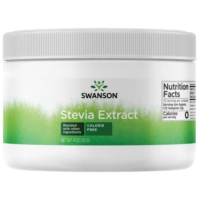 Swanson Premium Stevia Extract Powder Calorie Free 4 oz Pwdr