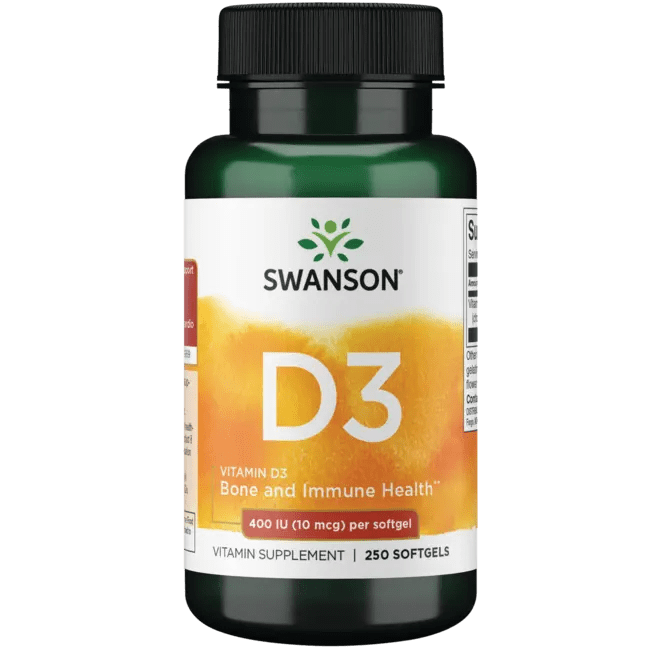 Swanson Premium Vitamin D 400 IU (10 mcg) 250 Sgels Swanson®