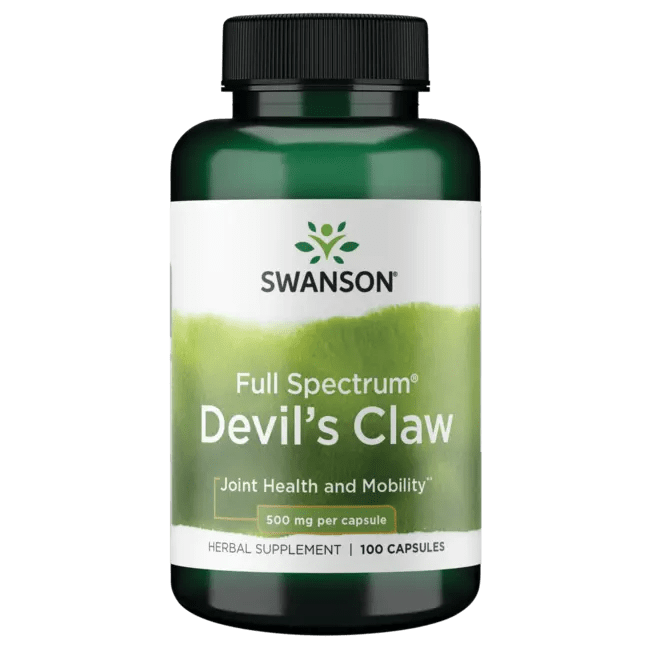 Swanson Premium Devil's Claw 500 mg 100 Caps Swanson Health Products