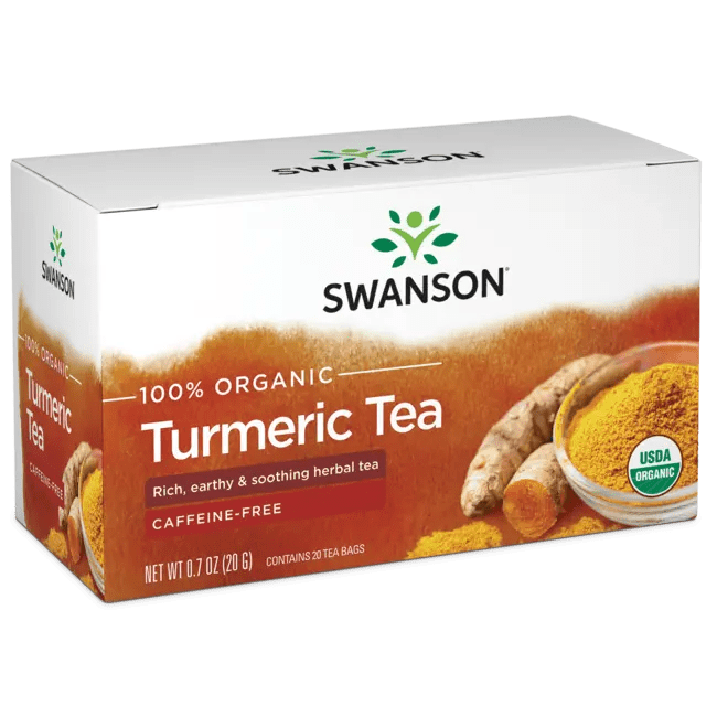 Organic Turmeric Tea 20 bags Swanson Health Products