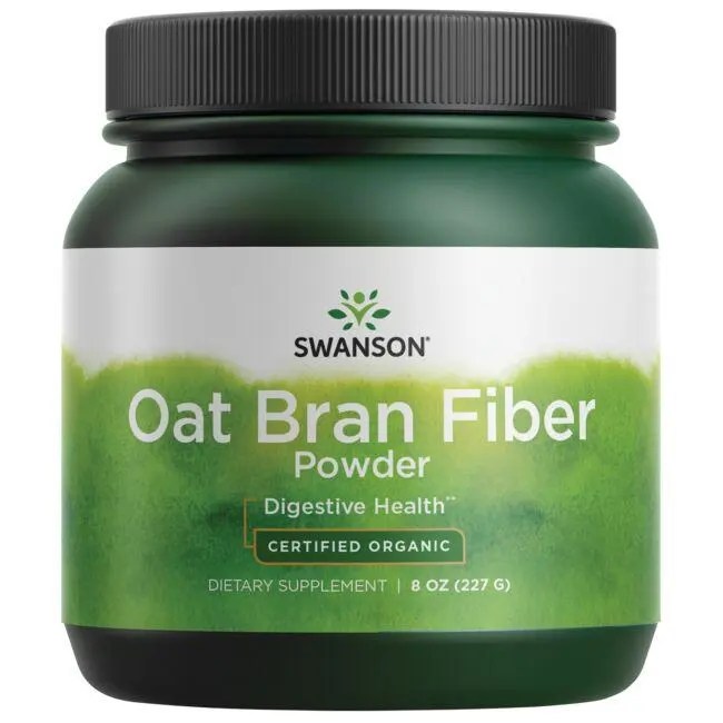 Organic Oat Bran Fiber Swanson Health Products