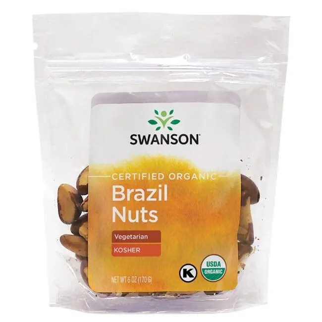 Swanson Organic Certified Organic Brazil Nuts 6 oz Pkg Swanson®
