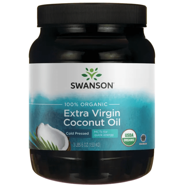 Organic Extra Virgin Coconut Oil 54 oz Swanson Health Products