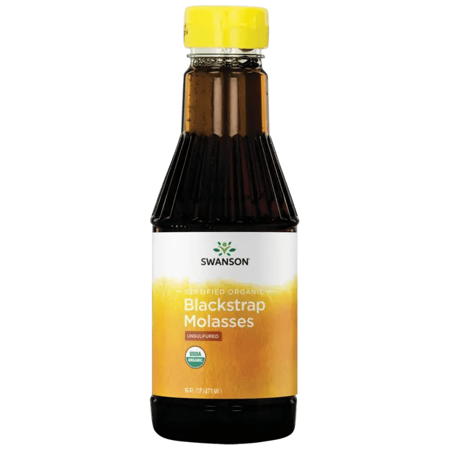 Swanson Organic Certified Organic Blackstrap Molasses 16 fl oz (473 ml