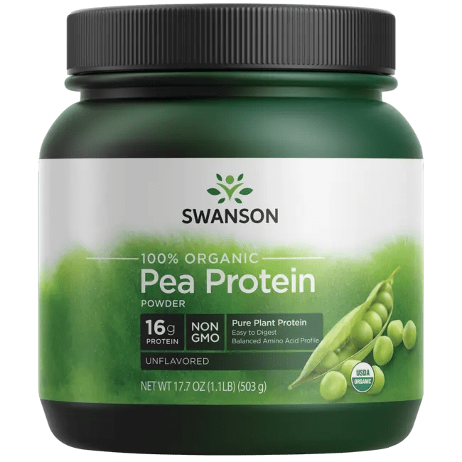 Pea Protein Powder Organic & NonGMO Swanson Health Products