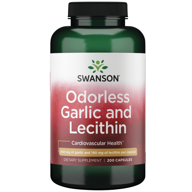 Garlic Supplement with Lecithin Swanson Health Products