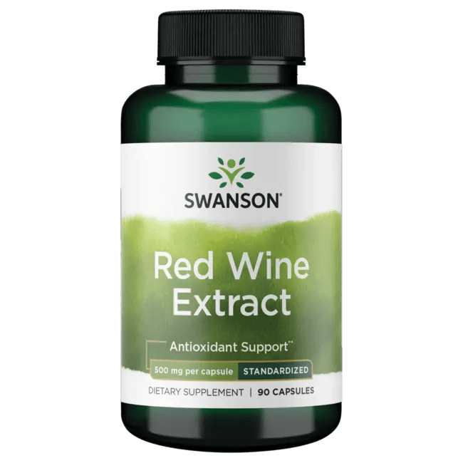 Red Wine Extract 500 mg Supplement Swanson Health Products
