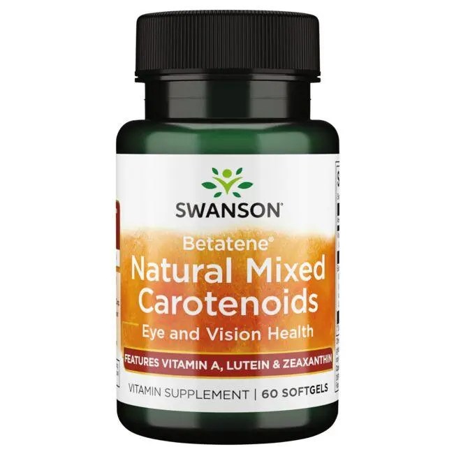 Swanson Ultra Betatene Natural Mixed Carotenoids 60 Sgels Swanson®