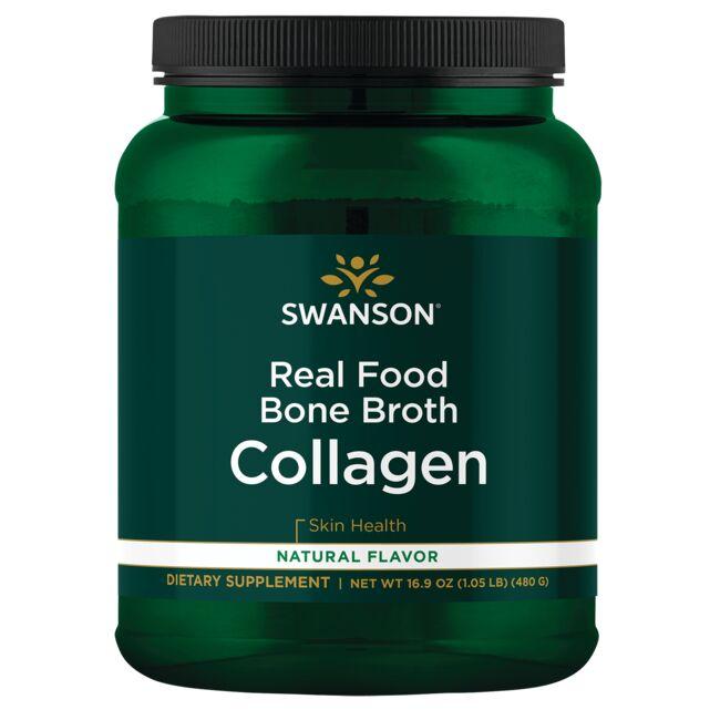 Swanson Ultra Real Food Bone Broth Collagen Natural Flavor 16.9 oz