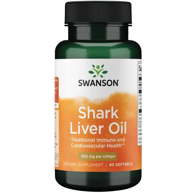Swanson Ultra Shark Liver Oil 550 mg 60 Sgels Swanson Health Products