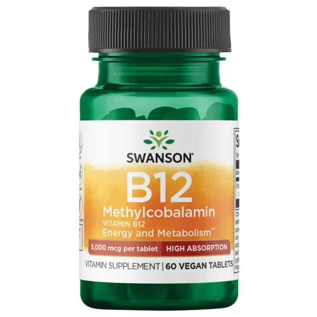 Methylcobalamin Vitamin B12 Methylcobalamin Supplement Swanson
