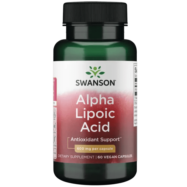 Alpha Lipoic Acid 600 mg Supplement Swanson Health Products